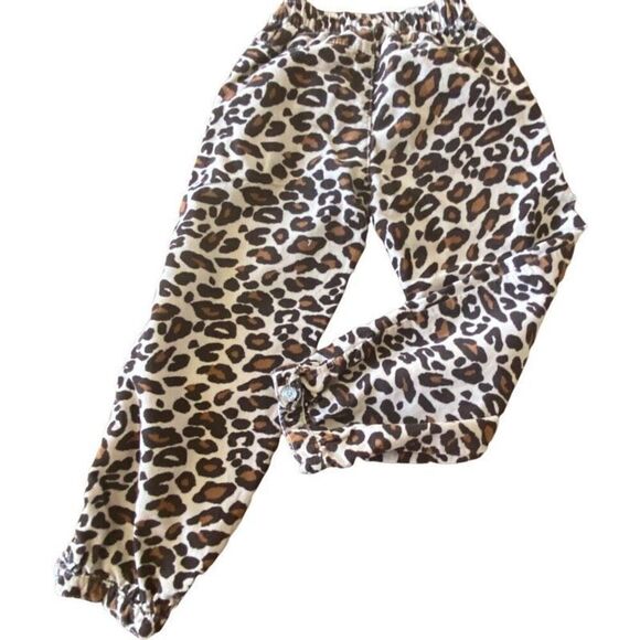Gymboree Animal Print Corduroy Pants Leopard Jewel Accent Bottoms SizeToddler 4T - Picture 1 of 10